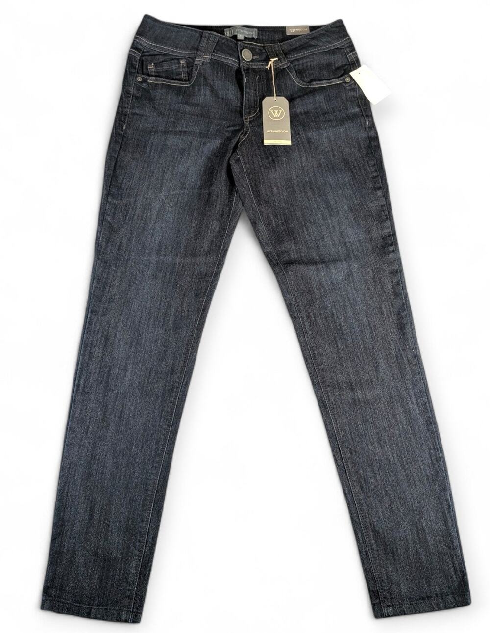Wit & Wisdom Ab Solution Jegging Jeans Women Size 8 Indigo Stretch Denim NWT
